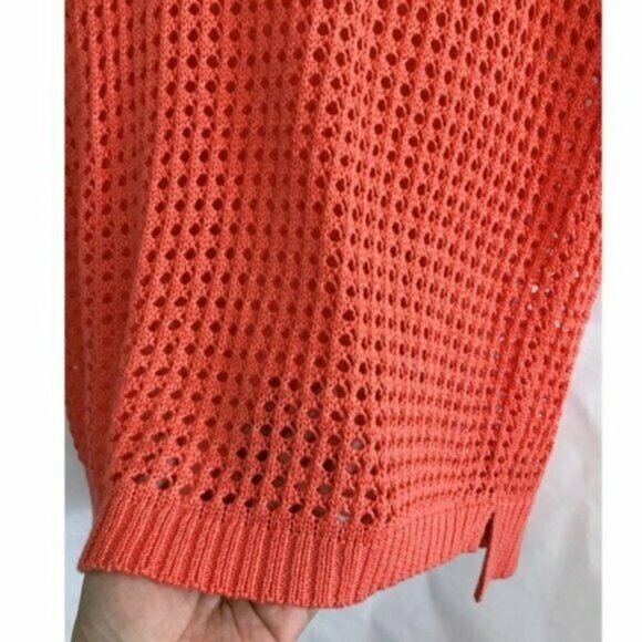 Brooklyn Industries Crew Neck Orange Sweater, Size M - Picture 3 of 6